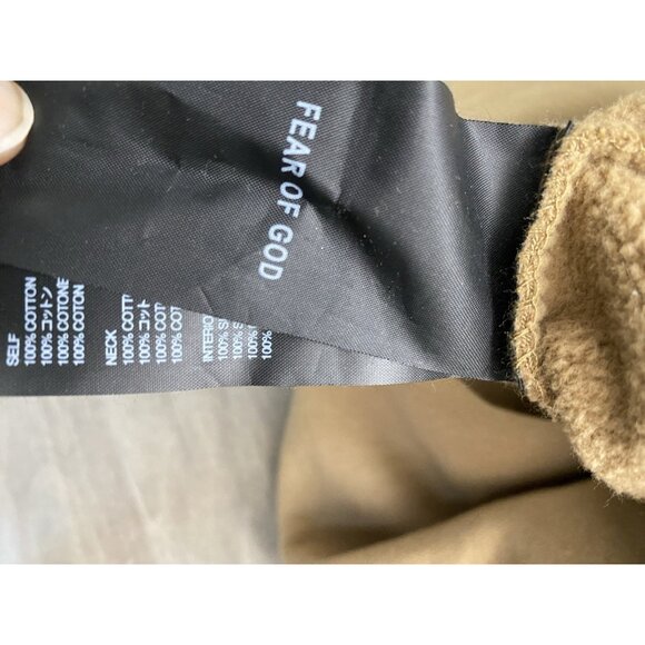 Fear Of God FG7C Hoodie Men Large Beige Sweatshirt Seventh Collection - Picture 9 of 16